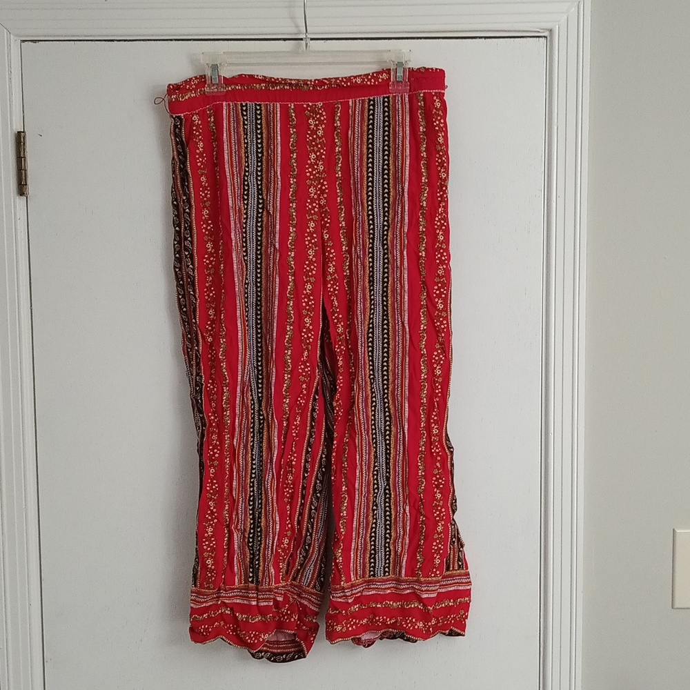 Loft plazo pants women's size small